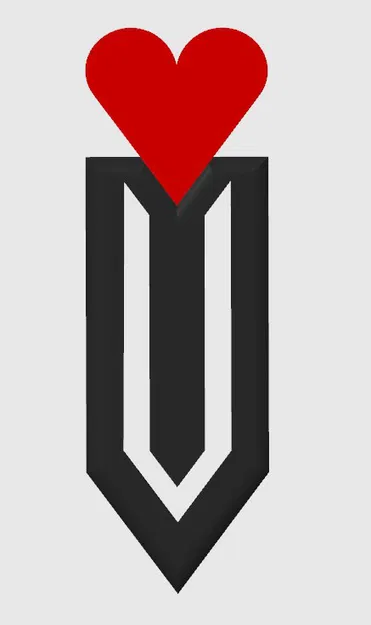 Dấu Trang Hình Tim Nhân Ngày Valentine - Image 1