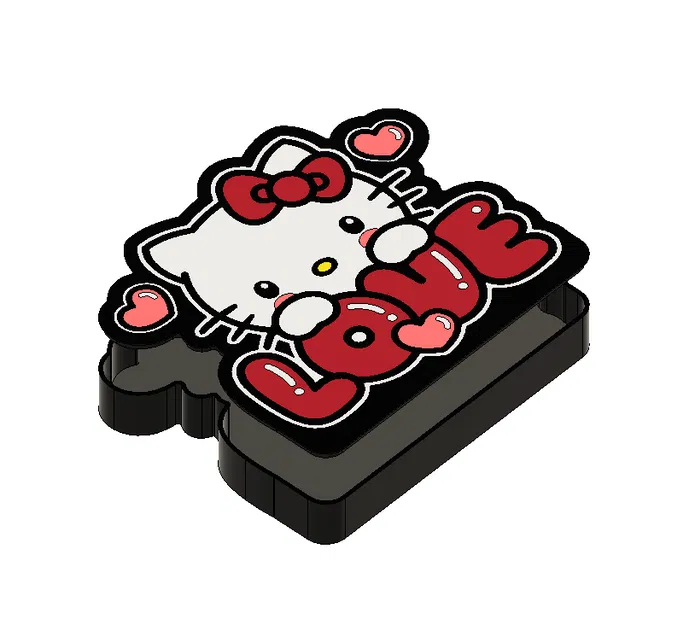 Hộp Đèn LED Hello Kitty Yêu Thương - Image 3