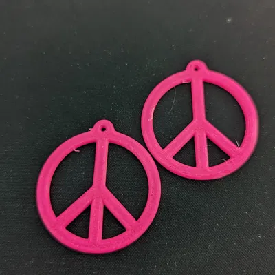 Bông tai biểu tượng hòa bình