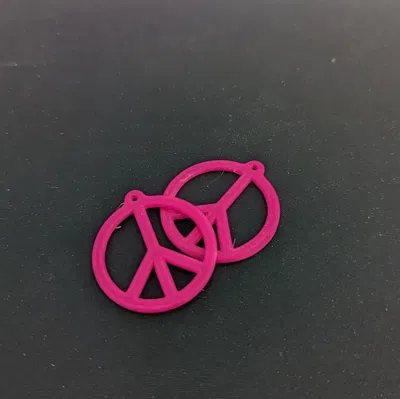 Bông tai biểu tượng hòa bình