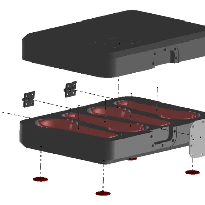 Vỏ Micro SHURE BETA 58A in 3D - Mic_Case