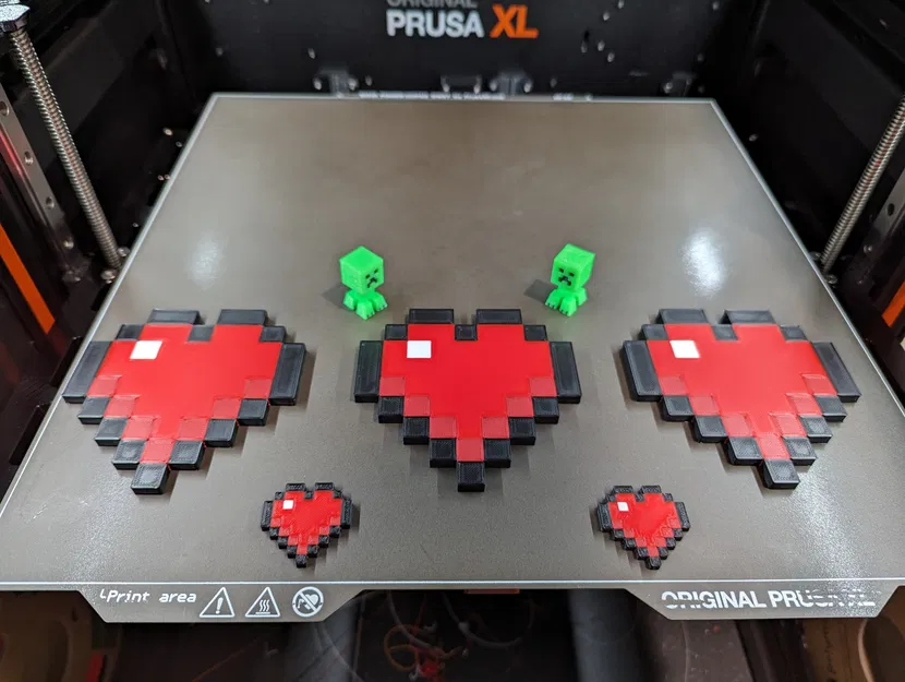 Trái Tim Minecraft Đa Sắc - Image 3