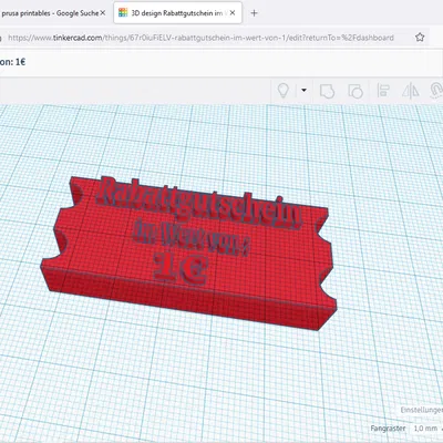 Phiếu giảm giá 1€