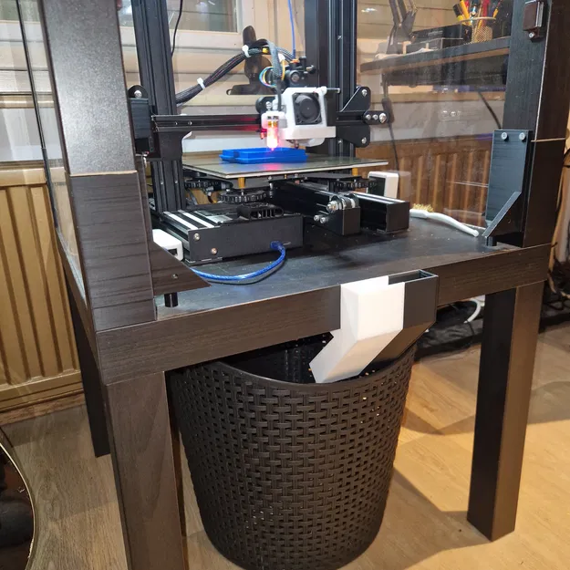 Cái dẫn rác cho bàn Ikea Lack - Image 1