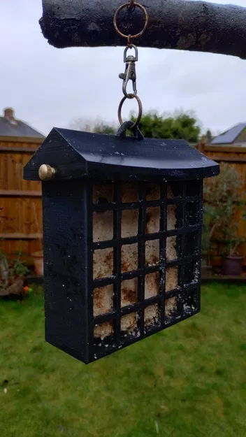 Máng ăn chim hình khối mỡ / suet - Image 1