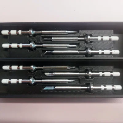 Khay Gridfinity đựng mũi hàn Pinecil