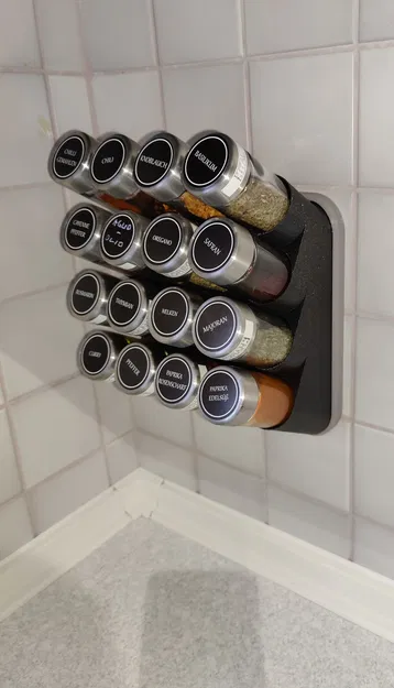 Giá treo tường tháo rời cho hũ gia vị Ikea ÖRTFYLLD - Image 1