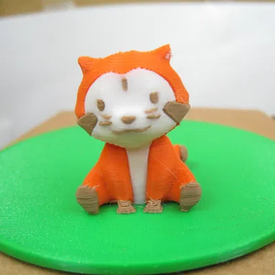 Rascal Ngồi - Mô Hình 3D In Đa Sắc