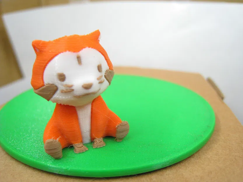 Rascal Ngồi - Mô Hình 3D In Đa Sắc - Image 3