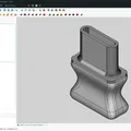 Nắp USB-C có tay cầm (FreeCAD) - Thumbnail 3