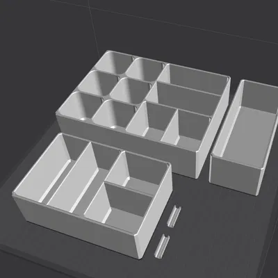 Hộp đựng Gói và Chai Lọ Lớn Cho Nhà Bếp