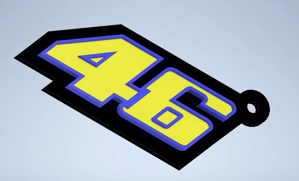 Móc Khóa VR46 Valentino Rossi - Image 1