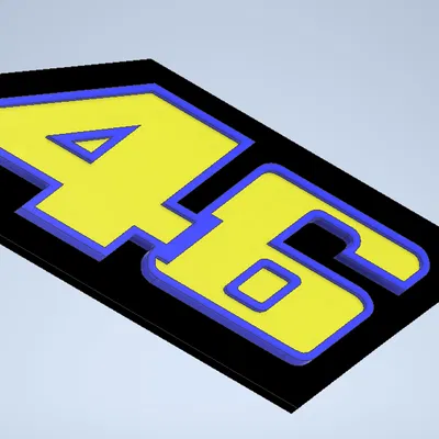 Móc Khóa VR46 Valentino Rossi