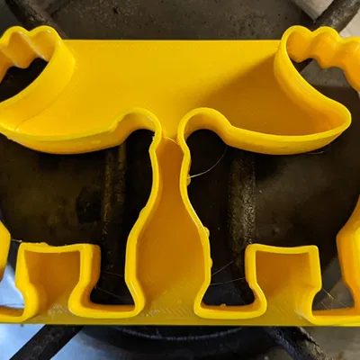 Khuôn cắt bánh quy hình nai sừng tấm (2x1)