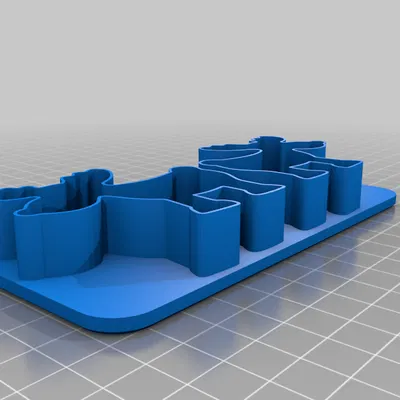 Khuôn cắt bánh quy hình nai sừng tấm (2x1)