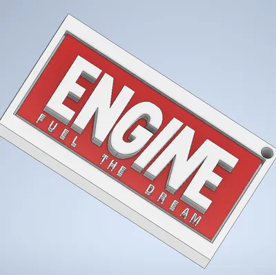 Móc khóa động cơ Gin