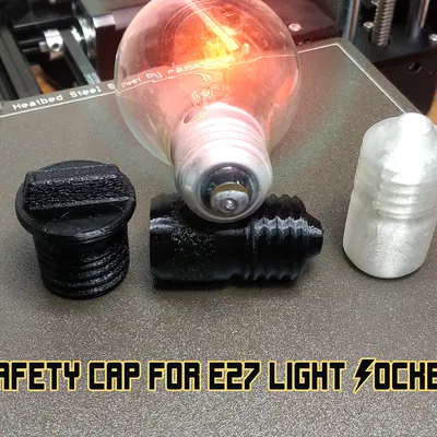 Nắp An Toàn Cho Đui Đèn E27