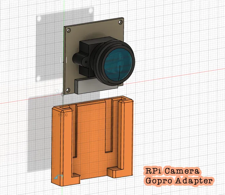 Giá đỡ Camera RPi có ngàm GoPro - Image 2