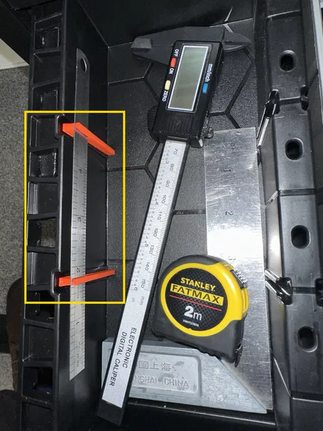 Kẹp Thước Kẻ Ngăn Kéo Hộp Đồ Nghề Keter - Image 1