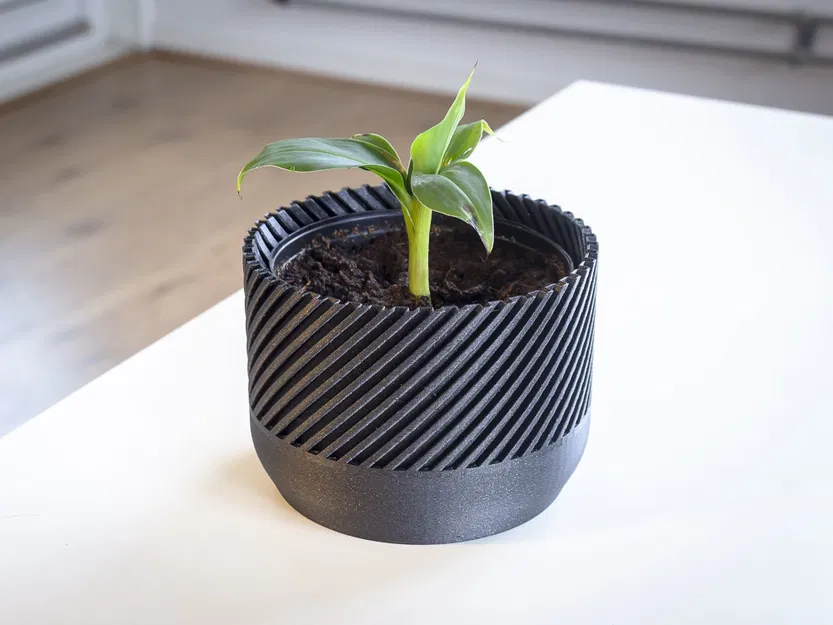 Chậu Cây Xoắn Ốc Hiện Đại - Chậu Trồng Cây, Hoa - Ý Tưởng Quà Tặng - Image 3
