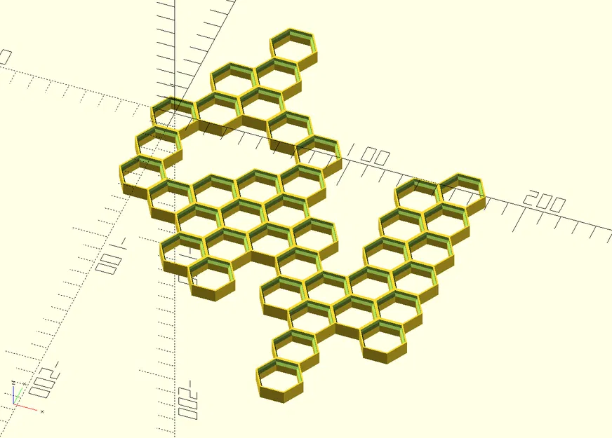 Tấm Lưới Tổ Ong Lưu Trữ Tùy Chỉnh (OpenSCAD) - Image 2
