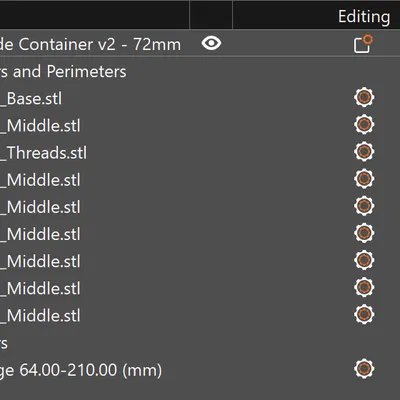 Hộp Đựng Chất Hút Ẩm Vặn Nắp In Nhanh Chiều Cao Tùy Chỉnh (v2) - Không Nắp
