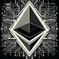 Logo Ethereum HueForge Đen/Trắng - 2 Phiên Bản - Thumbnail 1
