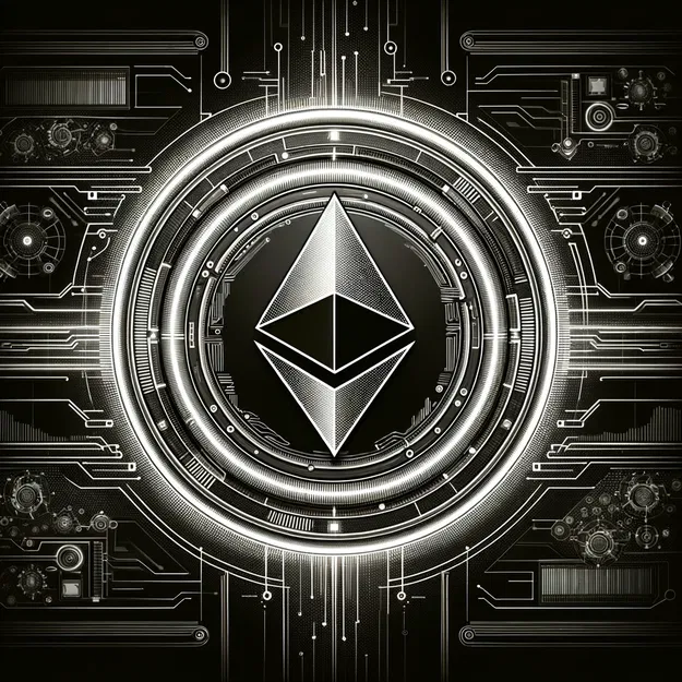 Logo Ethereum HueForge Đen/Trắng - 2 Phiên Bản - Image 2