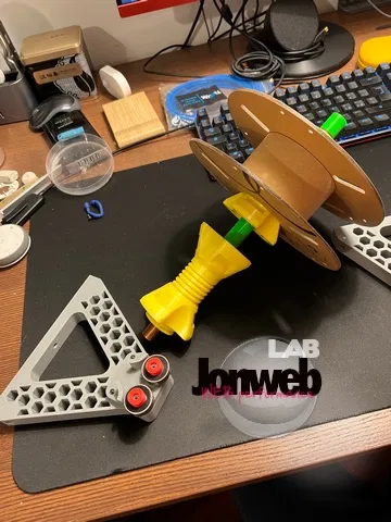 Giá đỡ cuộn dây sợi ma sát thấp cho kệ - Image 4