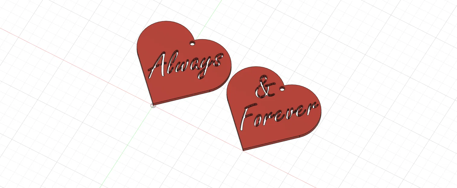 Bông Tai Trái Tim - "Luôn Luôn & Mãi Mãi" - Image 1