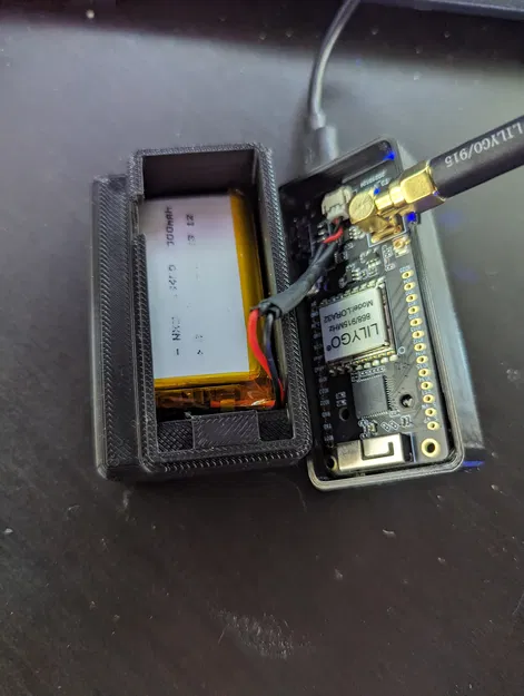 Vỏ TTGO Lora32 T3 Mỏng Gọn Có Chỗ Để Pin - Image 5