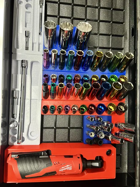 Kệ Đựng Đầu Tuýp Bugi Harbor Freight Gridfinity - Image 3