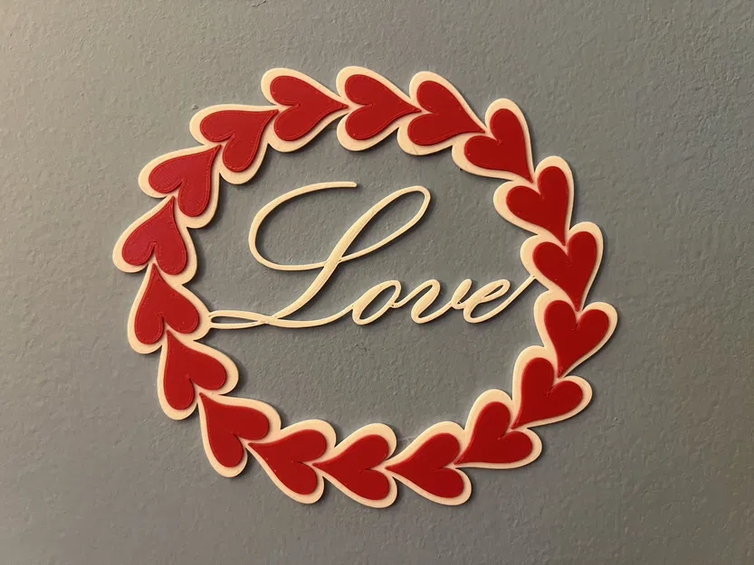 Vòng Hoa Trái Tim/Trang Trí Tường Ngày Valentine - Image 3