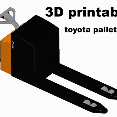 Xe nâng pallet điện Toyota BT Levio tỷ lệ 1/10