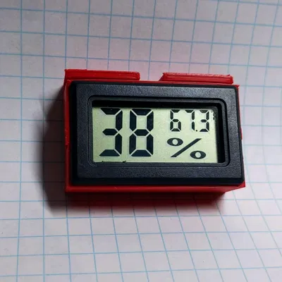 Ngàm giữ đồng hồ đo độ ẩm kỹ thuật số cho hộp trữ filament Sterilite