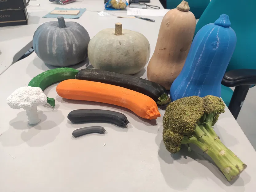 Bí Ngô Butternut - Quét 3D - Image 2