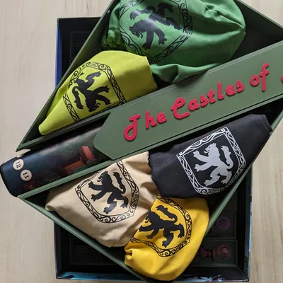 Bộ Insert Hộp Game Castles of Burgundy Đặc Biệt (Bản Acrylic Full, Có Playmat)