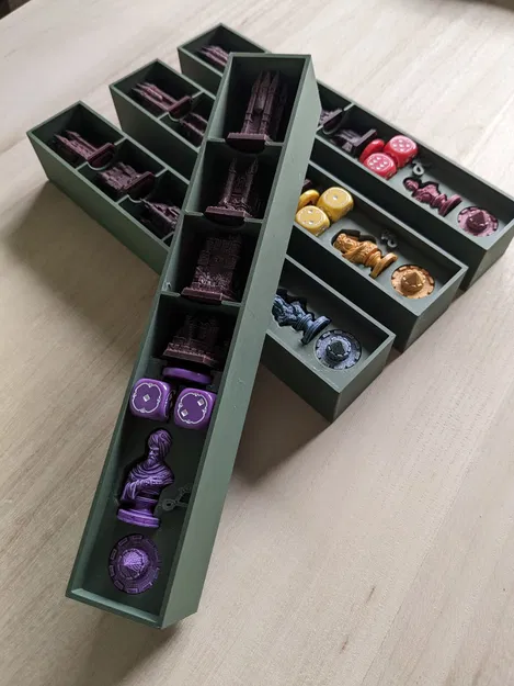 Bộ Insert Hộp Game Castles of Burgundy Đặc Biệt (Bản Acrylic Full, Có Playmat) - Image 4