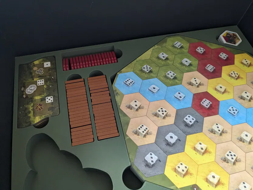 Bộ Insert Hộp Game Castles of Burgundy Đặc Biệt (Bản Acrylic Full, Có Playmat) - Image 6