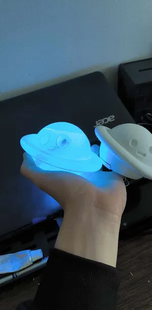 Chậu "hành tinh" nhỏ - Phiên bản đèn và chậu - Image 1