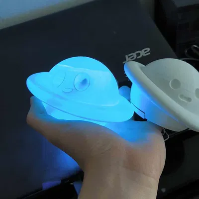 Chậu "hành tinh" nhỏ - Phiên bản đèn và chậu