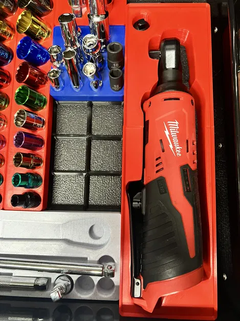 Hộp Đựng Chuột Xoay Milwaukee M12 Gridfinity - Image 4