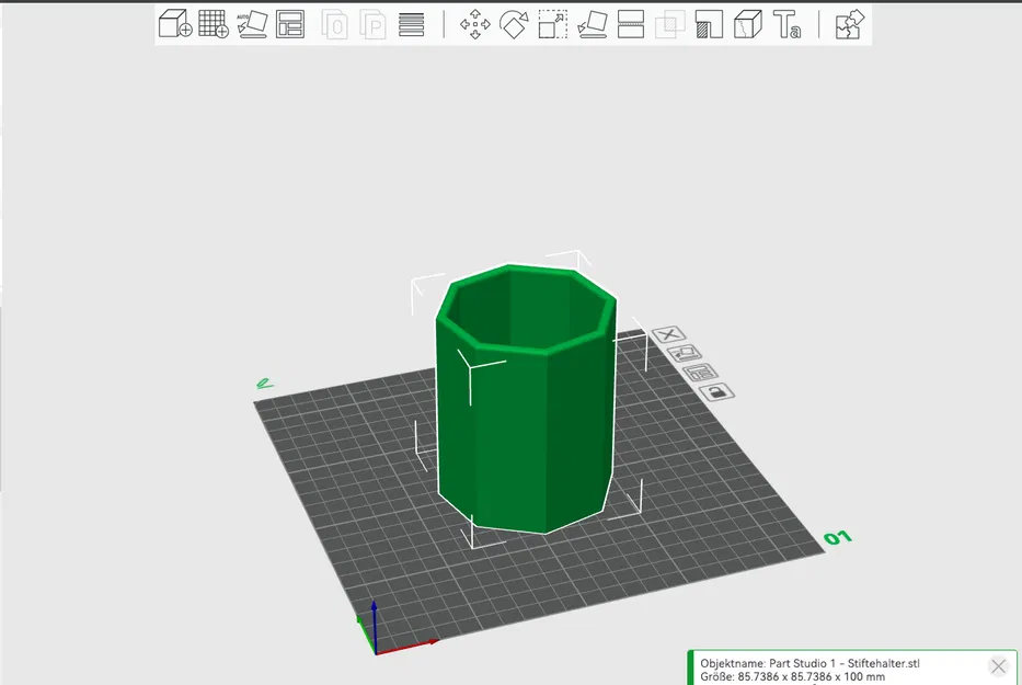 Chỗ Cắm Bút Hình Bát Giác Đơn Giản - Image 1