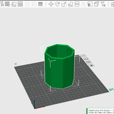 Chỗ Cắm Bút Hình Bát Giác Đơn Giản