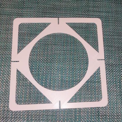 Khuôn đèn LED cho thạch cao hoặc tấm xi măng, kích thước 15,5 x 15,5