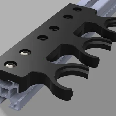 Kệ Đựng Dụng Cụ ISO20 cho Khung Nhôm 3030 Ốc Lục Giác Đầu Nút 6mm