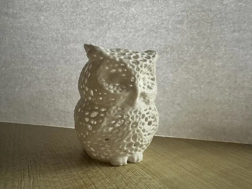 Mô Hình 3D: Chú Cú Voronoi Dễ Thương - Image 2