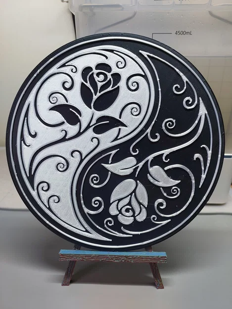 Tượng Hoa Hồng Âm Dương Valentine - Image 1
