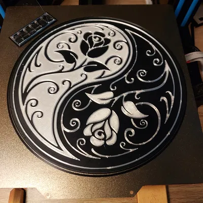 Tượng Hoa Hồng Âm Dương Valentine