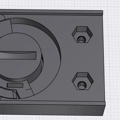 Khóa nam châm trượt ngang có khóa xoay